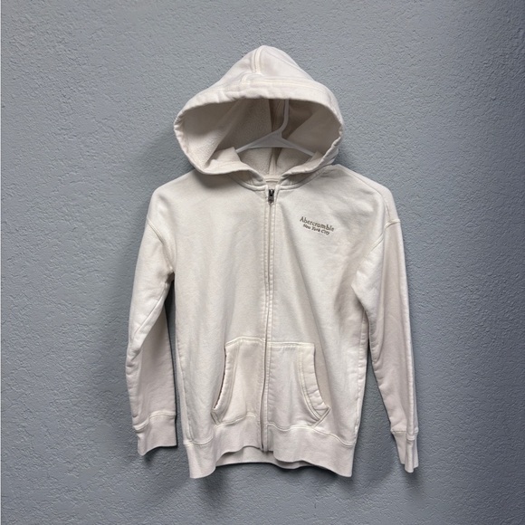 abercrombie kids Other - Abercrombie Kids 9-10yo Soft White/Cream  Full Zip Hoodie, EUC